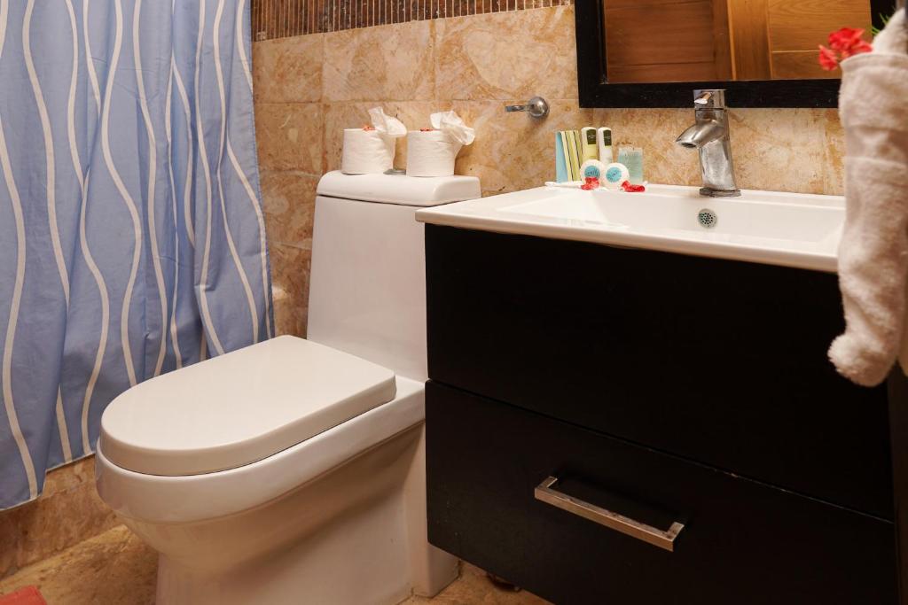 Koupelna v ubytování Sybaris Suites & Residences