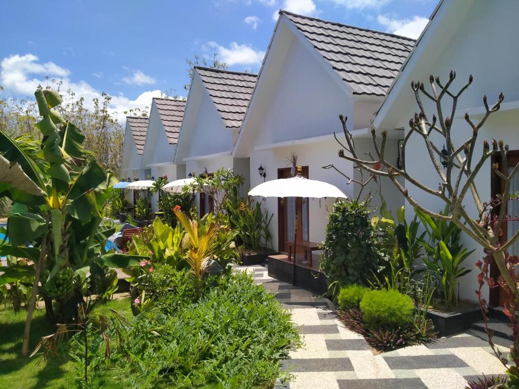 Zahrada ubytování PITAMATA VILLAS