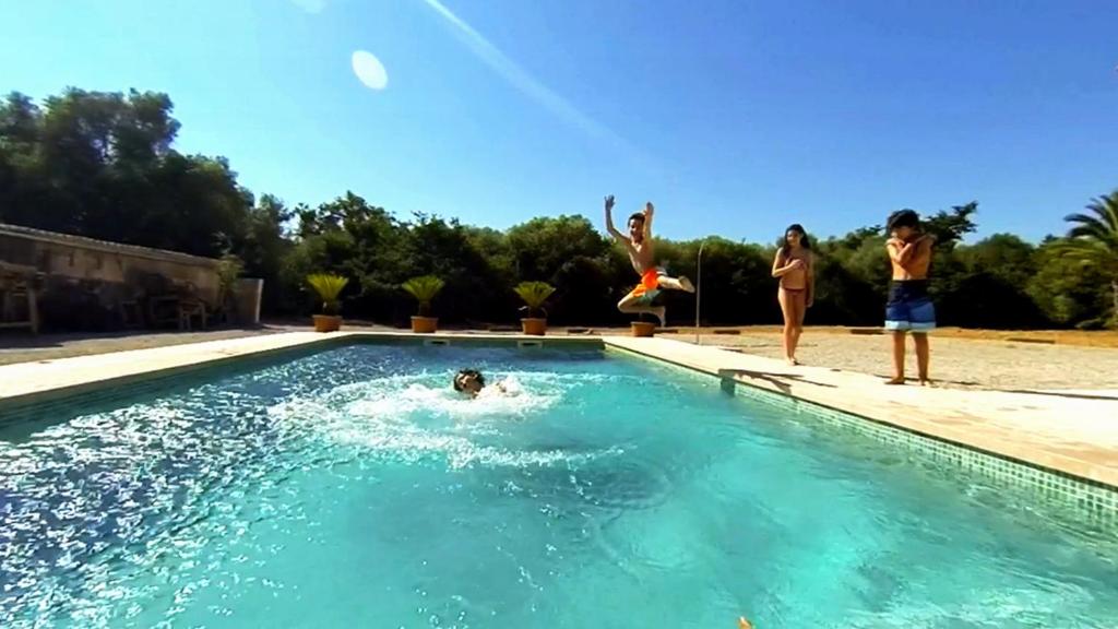 The swimming pool at or close to Finca Sa Torre de'n Piza - Grupo Berna