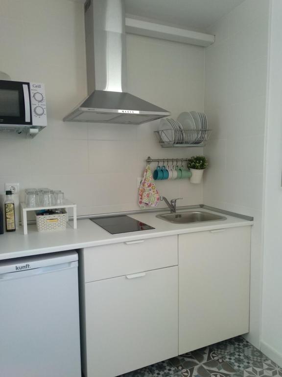 Kuchyň nebo kuchyňský kout v ubytování La casita de Evita