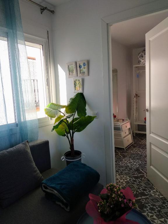 Posezení v ubytování La casita de Evita