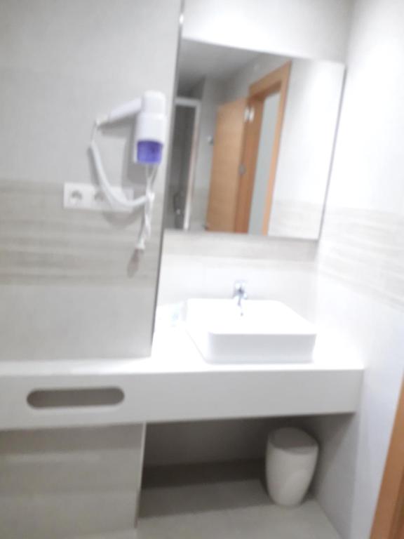 Koupelna v ubytování Hotel Goya
