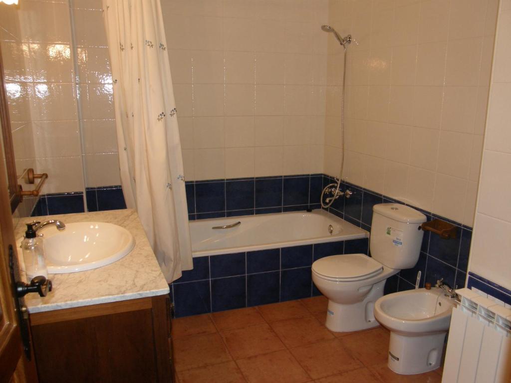 Kúpeľňa v ubytovaní Casa Rural Alonso Quijano
