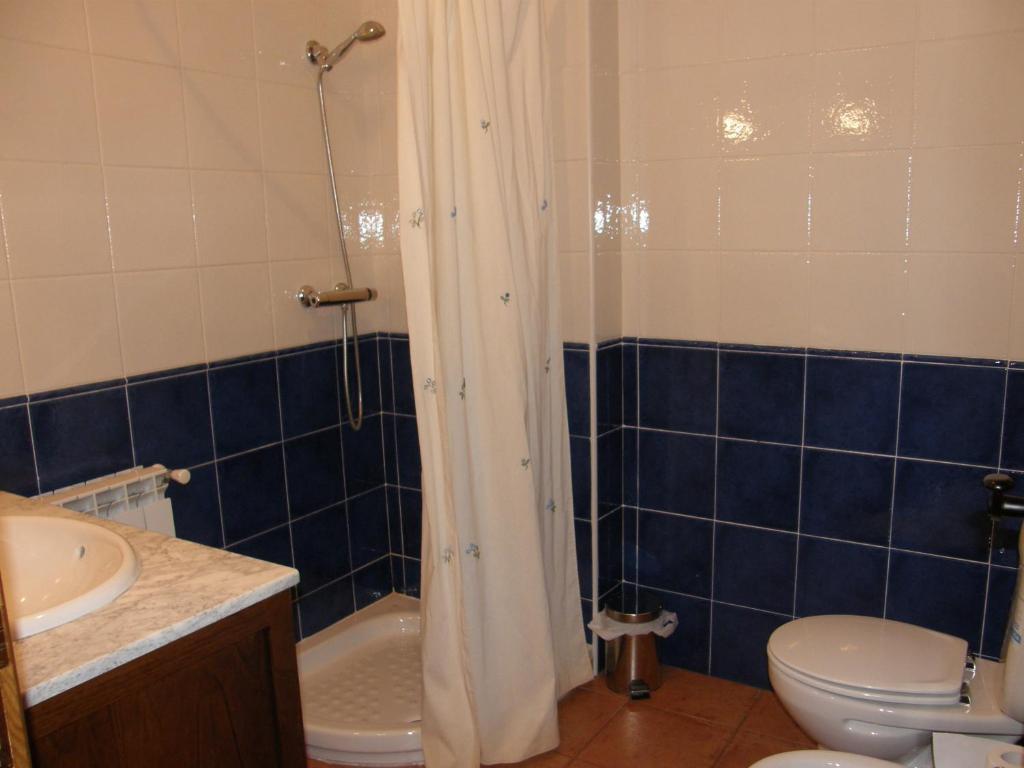 Kúpeľňa v ubytovaní Casa Rural Alonso Quijano