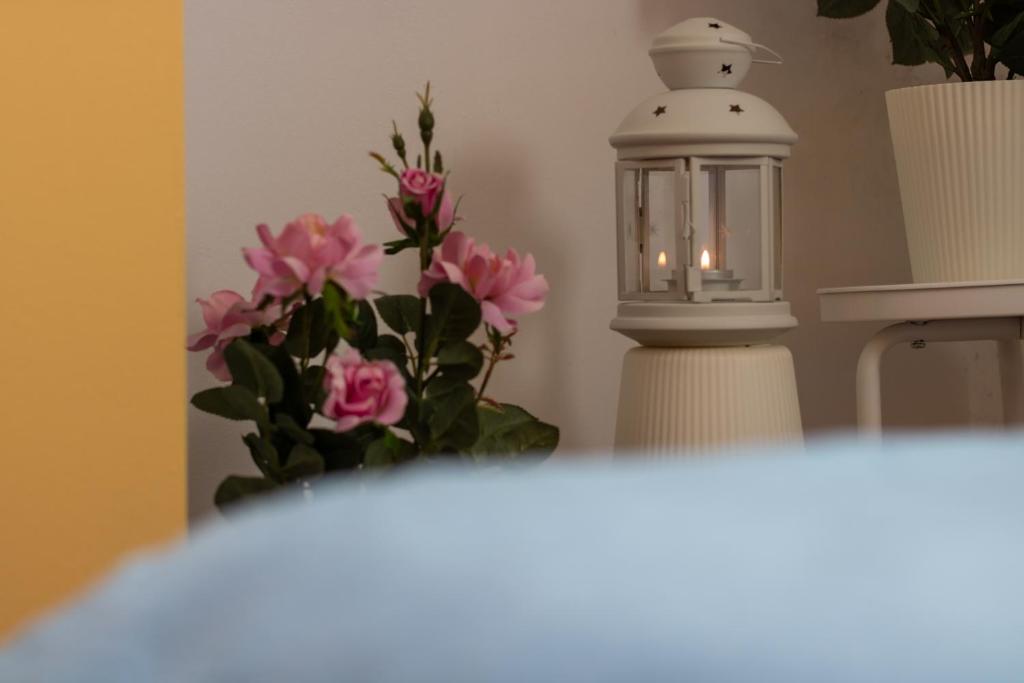 Posteľ alebo postele v izbe v ubytovaní Apartman Monika