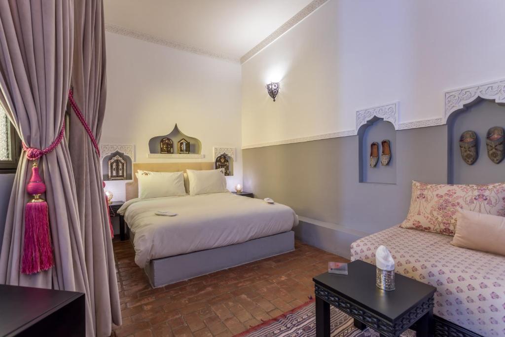 Riad Hart Essoura - Habitación Triple Con Vista A La Piscina