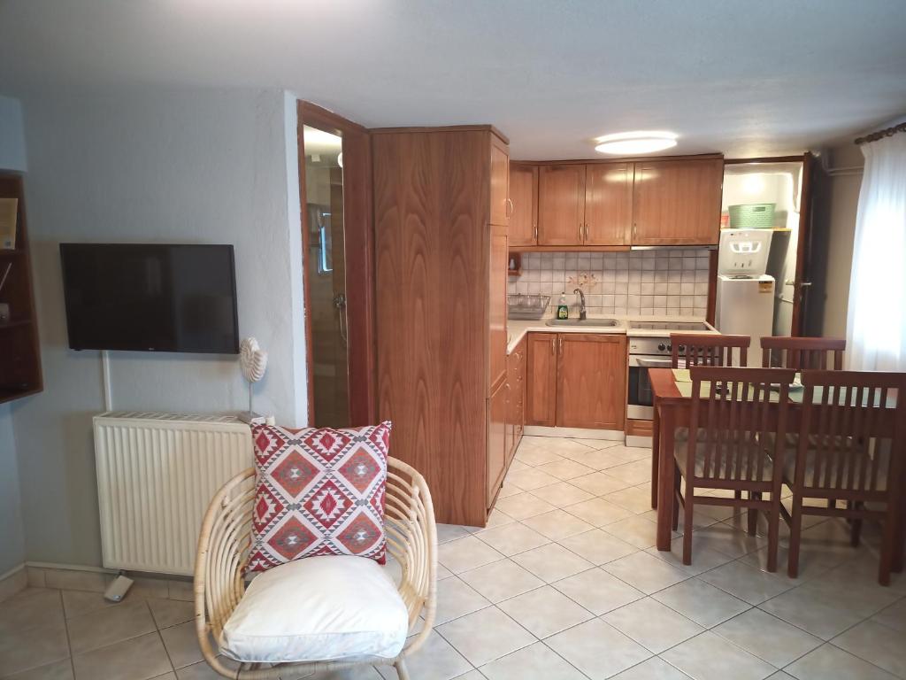 Kuchnia lub aneks kuchenny w obiekcie Plateia Apartments (Xara)