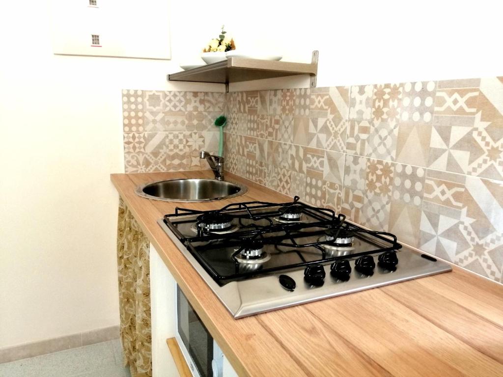 Kuchyň nebo kuchyňský kout v ubytování DUCEZIO rooms