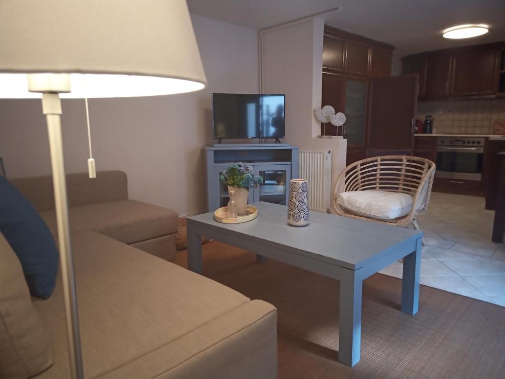 Kuchnia lub aneks kuchenny w obiekcie Plateia Apartments (Katerina)