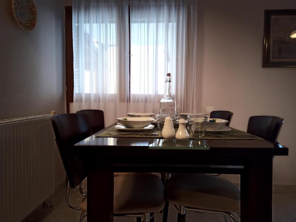 Część wypoczynkowa w obiekcie Plateia Apartments (Katerina)