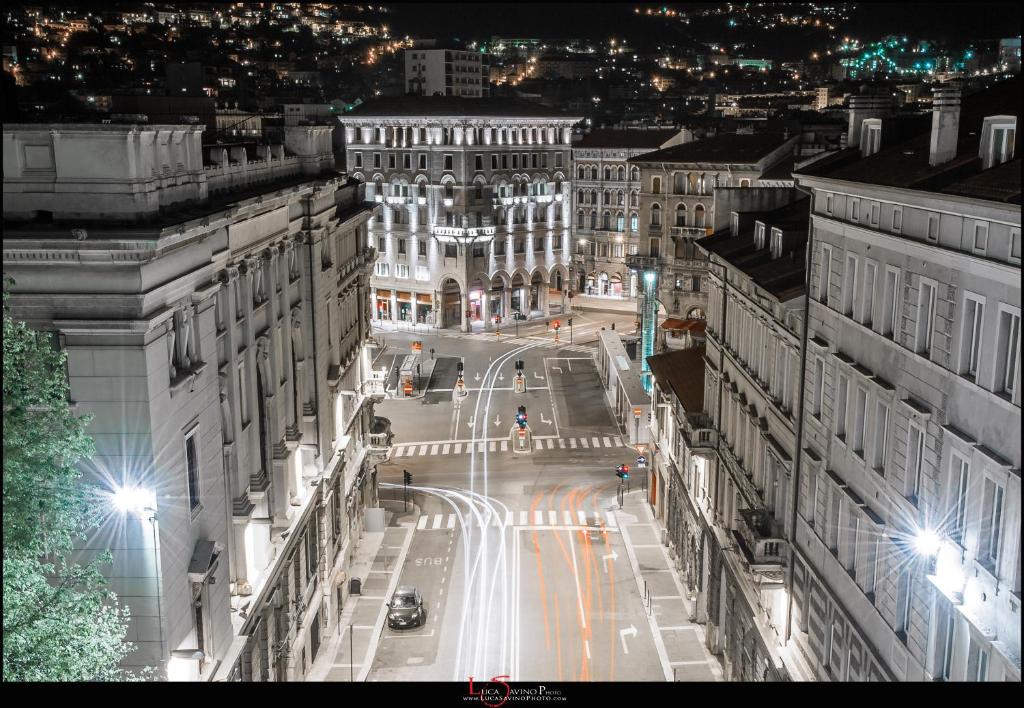 A general view of Trieszt or a view of the city taken from Az apartmant