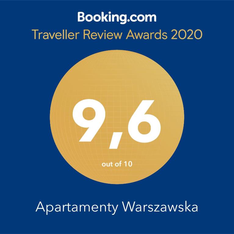 Certifikát, ocenenie alebo iný dokument vystavený v ubytovaní Apartamenty Stara Warszawska 43