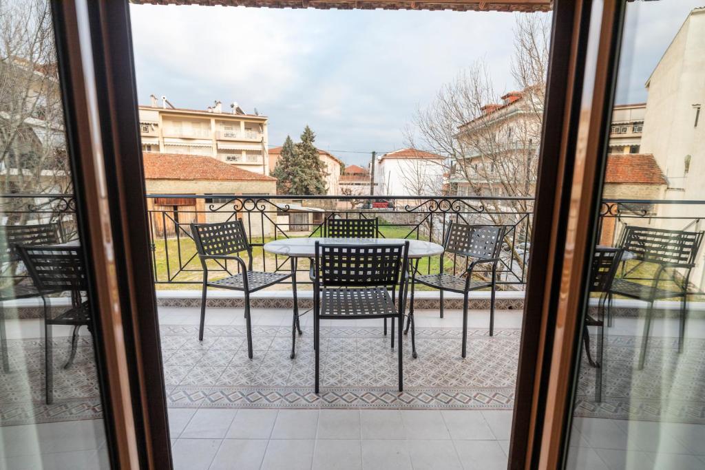 Balkón alebo terasa v ubytovaní Palazzo di Meteora