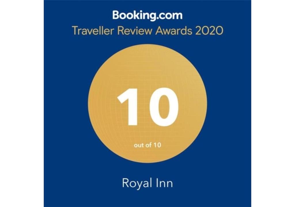 Certifikát, hodnocení, plakát nebo jiný dokument vystavený v ubytování Royal Inn