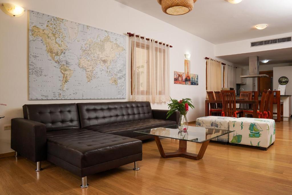 Posezení v ubytování Sybaris Suites & Residences
