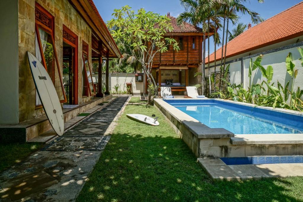Piscina a Villa Puaji o a prop