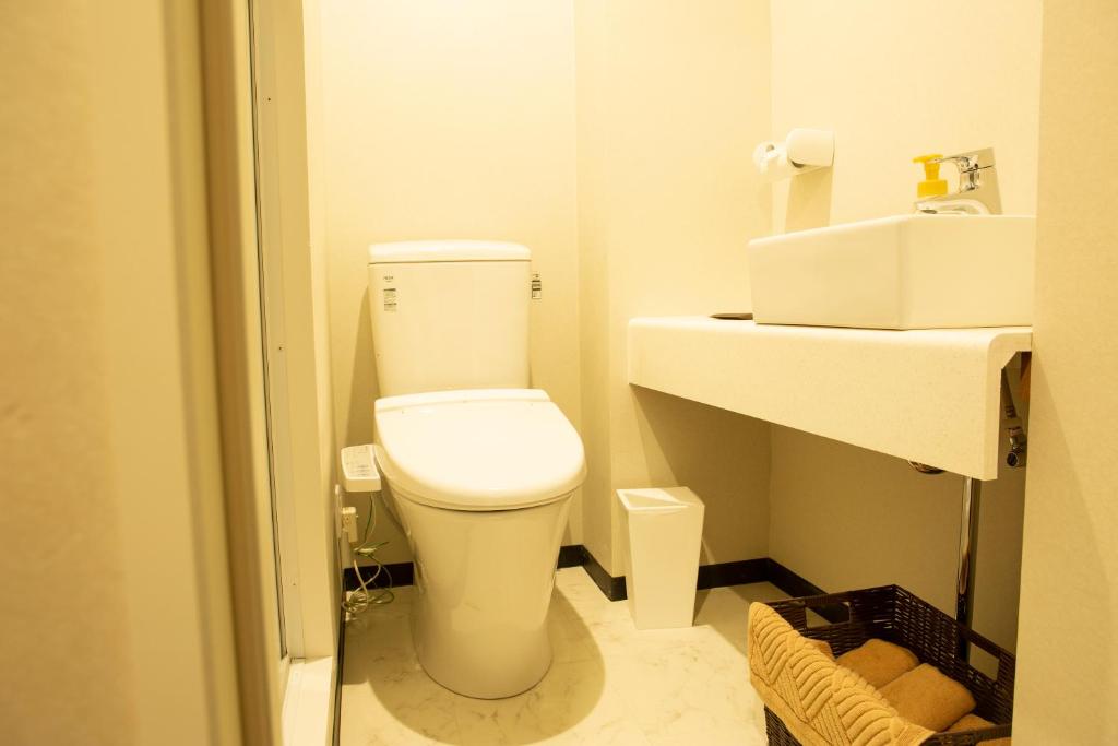Koupelna v ubytování HOTEL PAR-MAN
