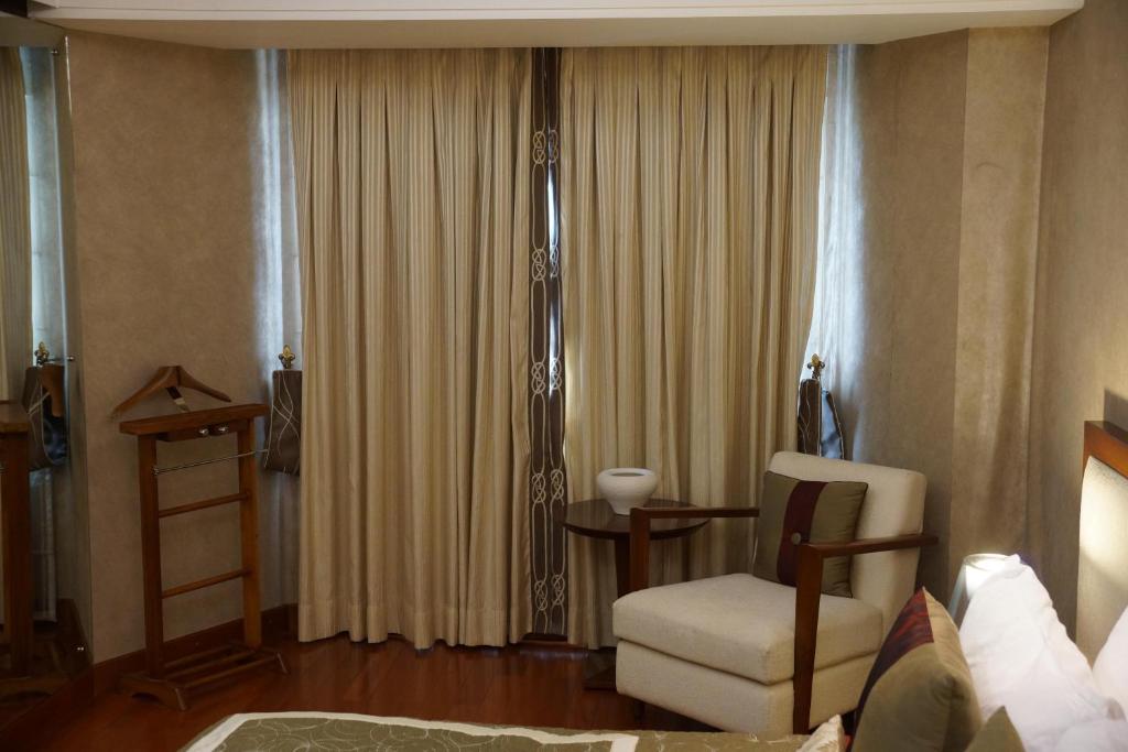 Posezení v ubytování Jaypee Vasant Continental