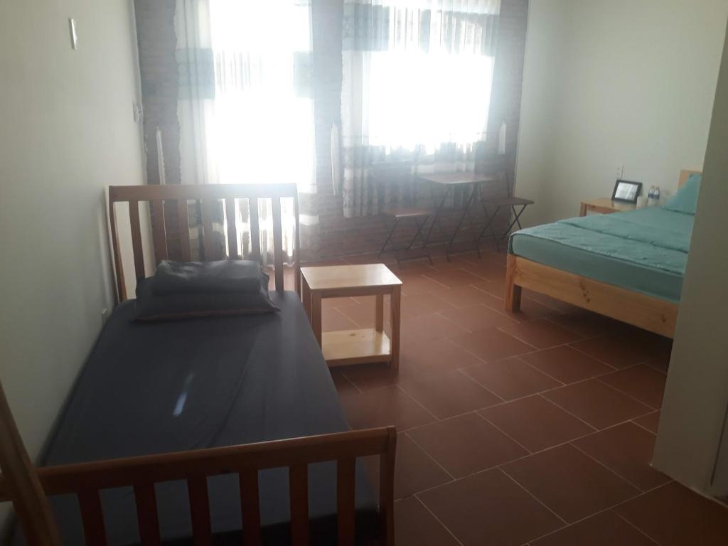 Postel nebo postele na pokoji v ubytování Linkin House