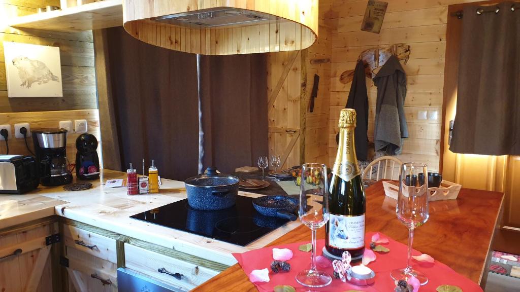 Nápoje v ubytování Etangs du Moulin
