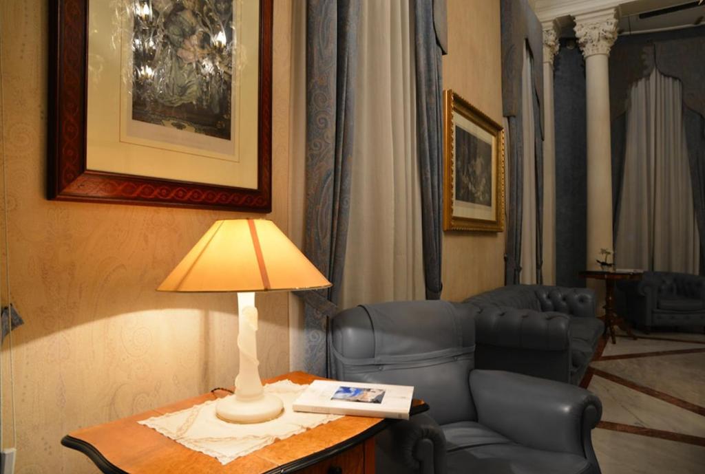 Posezení v ubytování Grand Hotel Ortigia