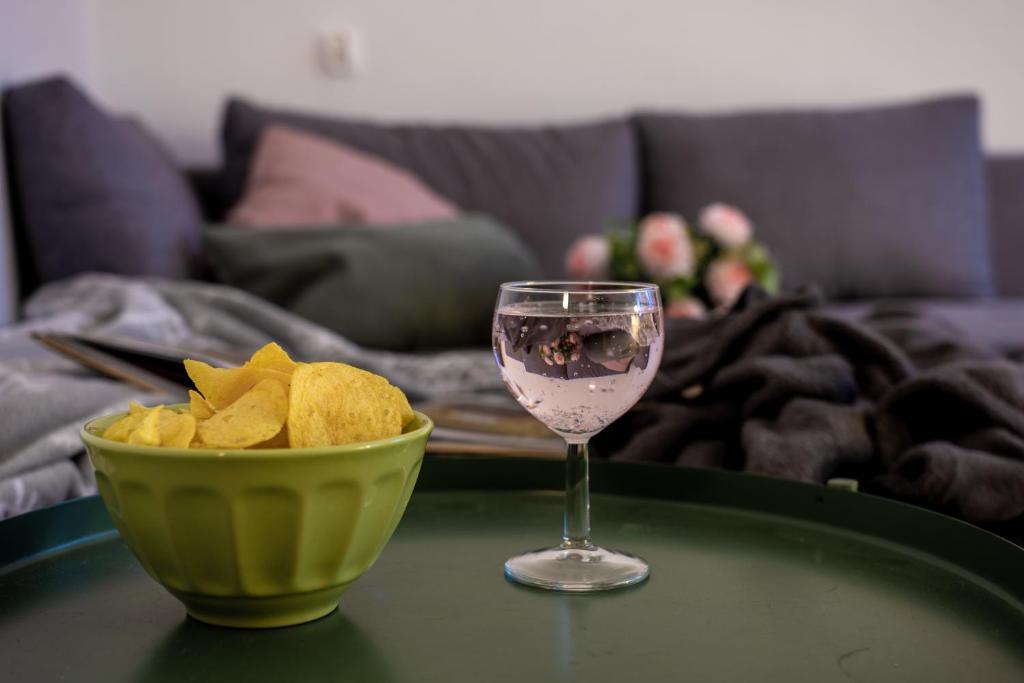 Nápoje v ubytovaní Apartament Hygge Monte Cassino 4