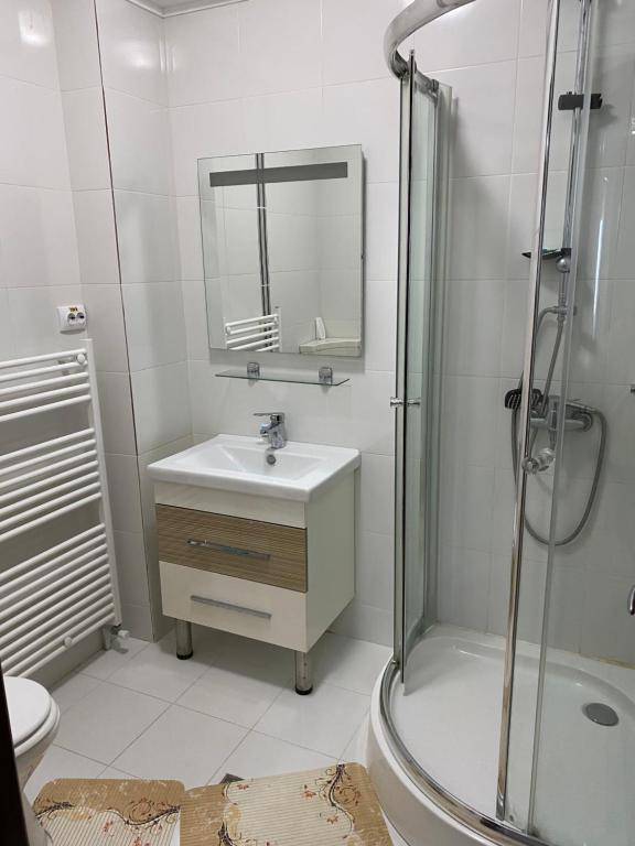 Koupelna v ubytování CASA VELDONI
