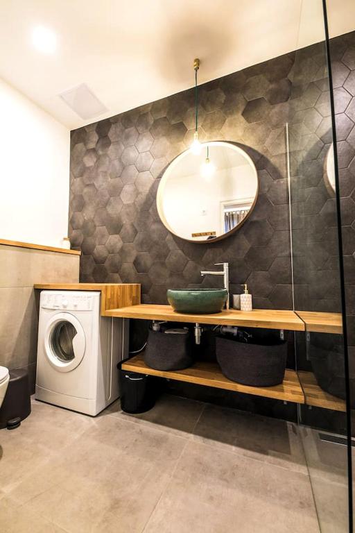 Kúpeľňa v ubytovaní IRANYI Home - flat in the heart of downtown