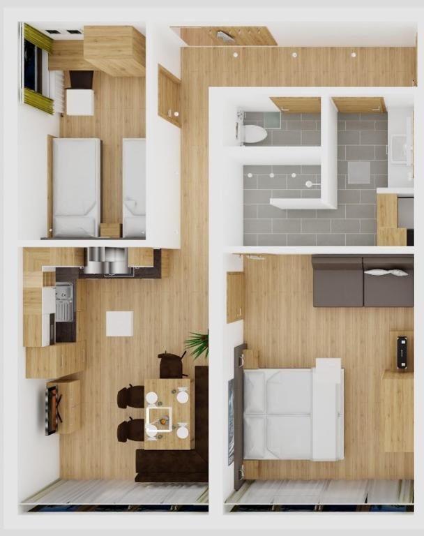 Kuchyň nebo kuchyňský kout v ubytování Haus Löger Apartments Pyhrn Priel
