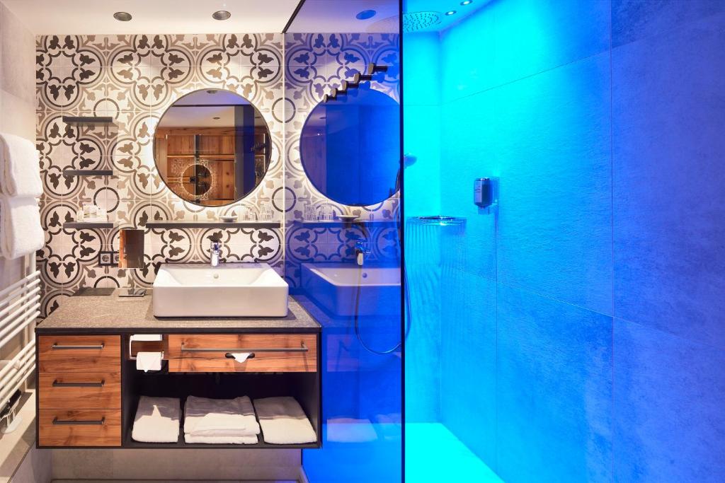 Koupelna v ubytování Das König Ludwig Inspiration SPA