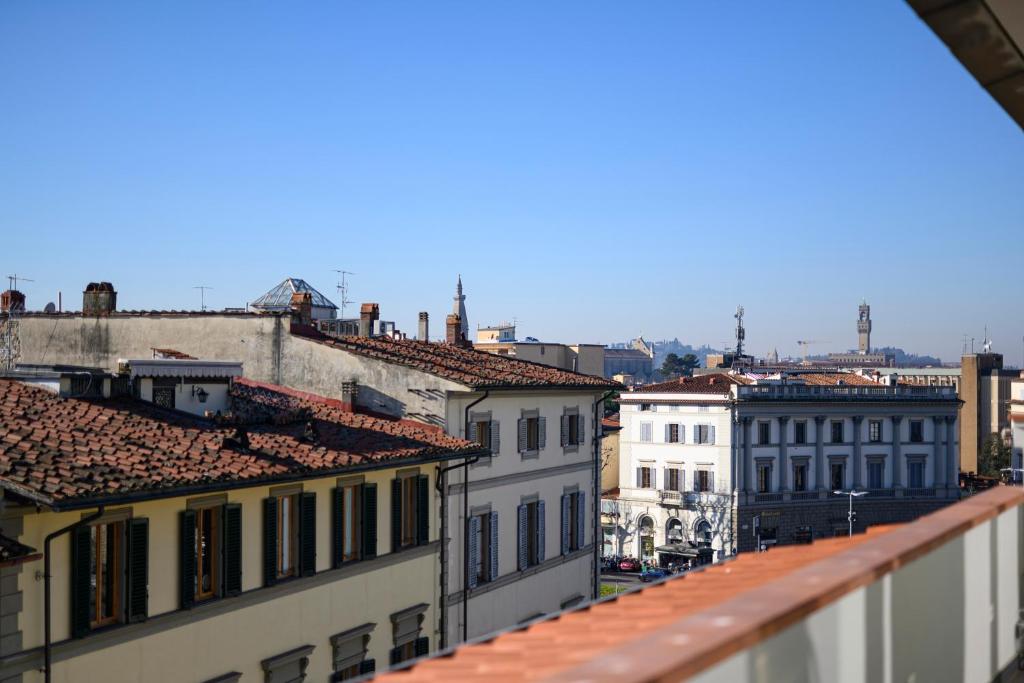 Výhľad na mesto Florencia alebo výhľad na mesto priamo z of the bed and breakfast