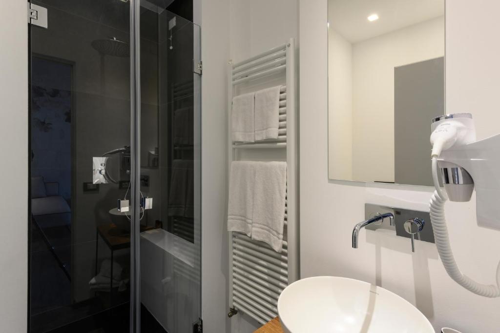 Kúpeľňa v ubytovaní B&B The Attico