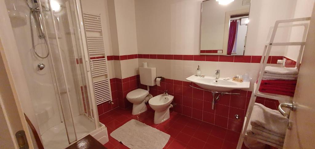 Koupelna v ubytování Domus Iulii