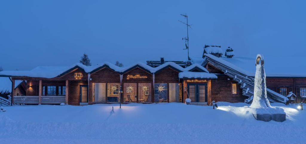 Hotel Ylläshumina v zimě