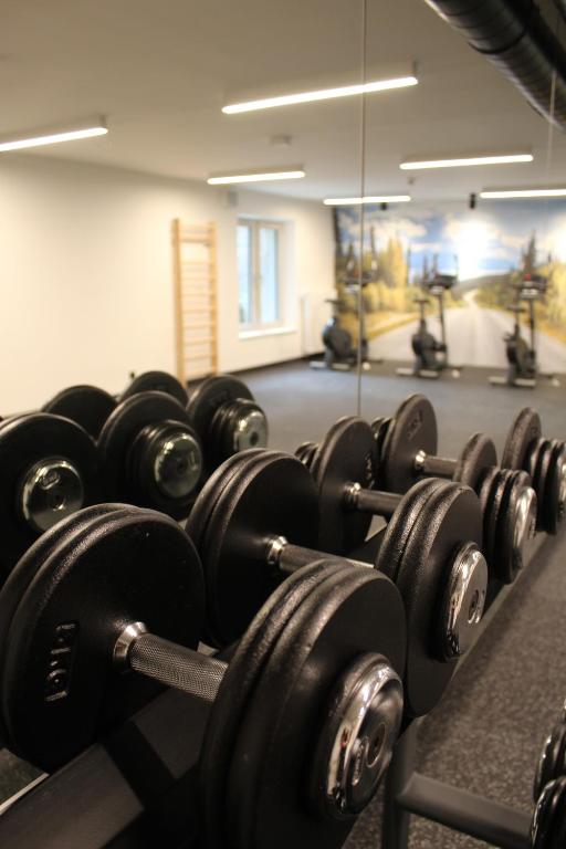 Fitness centrum a/nebo fitness zařízení v ubytování Comfort Hotel Prague City