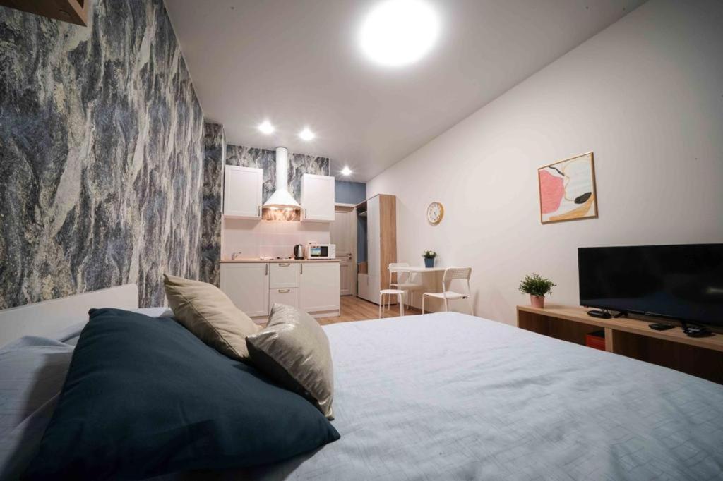 Voodi või voodid majutusasutuse Arrival-Apartments Marble Dream toas