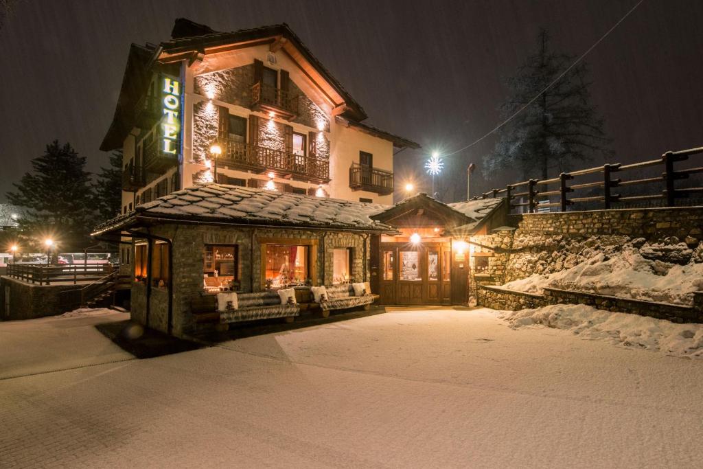 Hotel Stella Del Nord v zimě