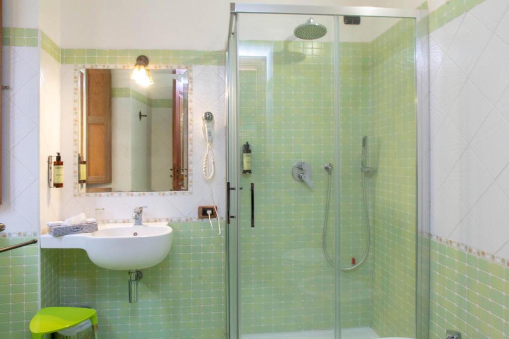 Koupelna v ubytování Donnaciccina Accomodation