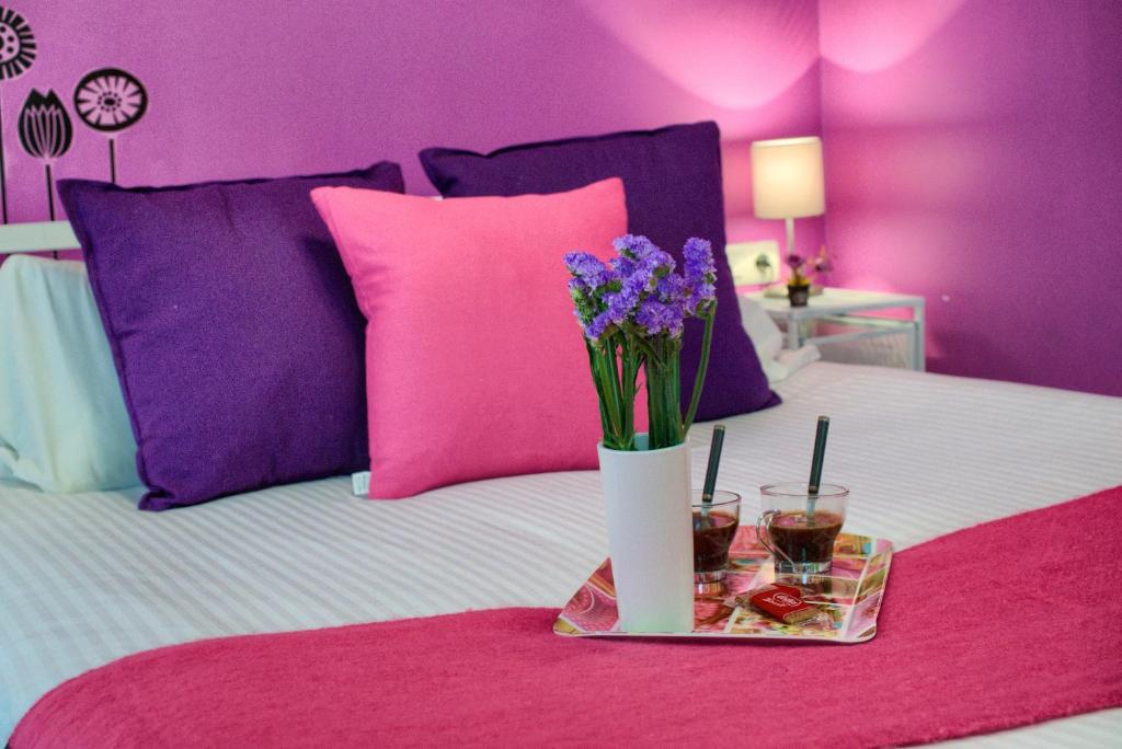 Posteľ alebo postele v izbe v ubytovaní Novam Duplex
