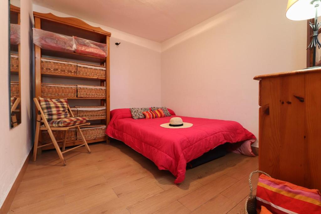 A bed or beds in a room at Casa Pepa Agaete