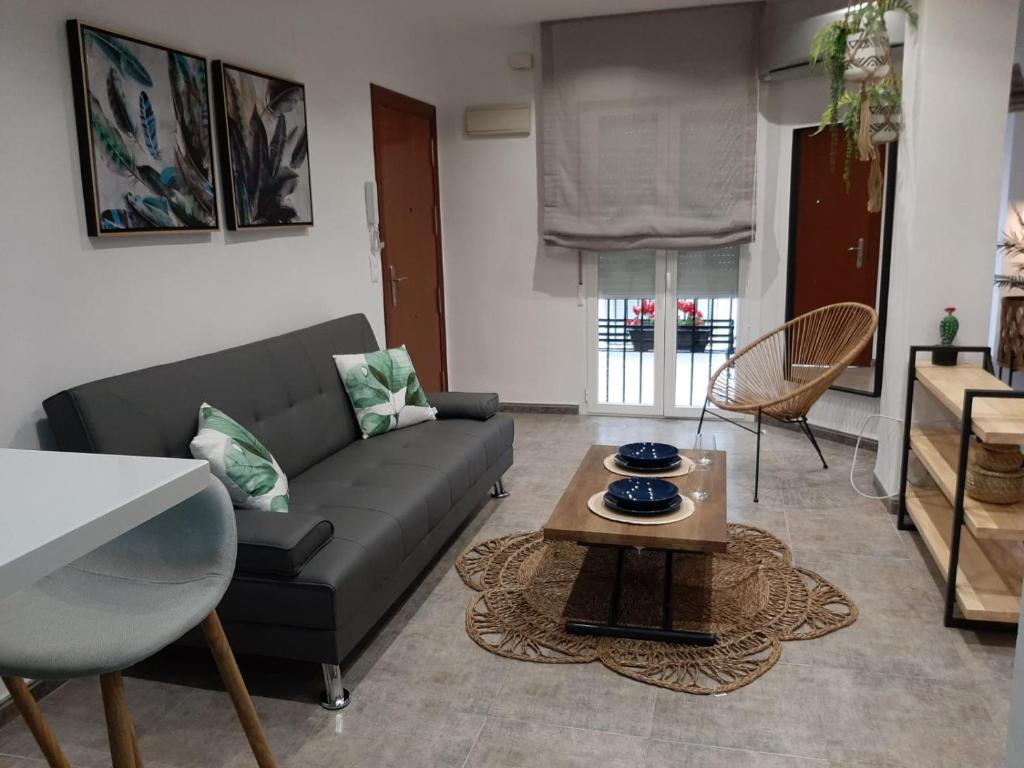 Posezení v ubytování Apartamento pleno centro Wallada
