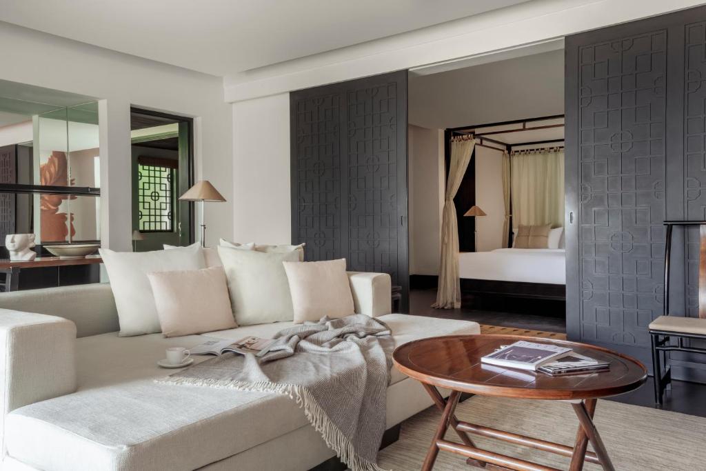 Posezení v ubytování The Pavilions Phuket