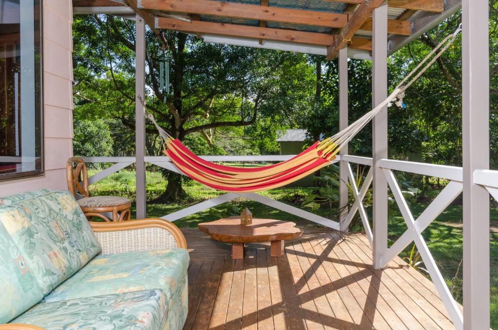Balkón nebo terasa v ubytování Epiphyte B & B