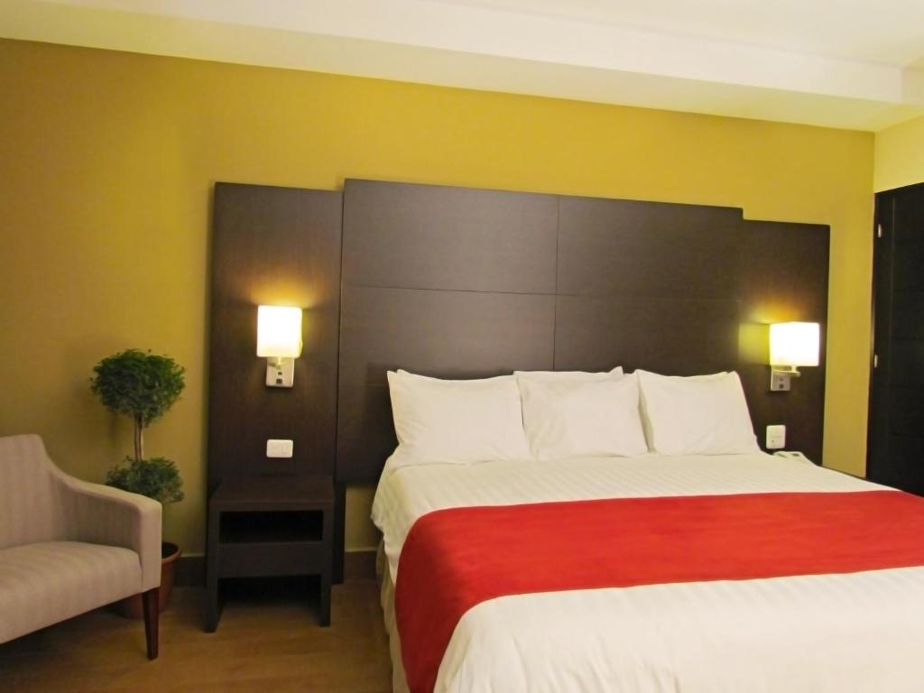 Postel nebo postele na pokoji v ubytování Hotel Principe
