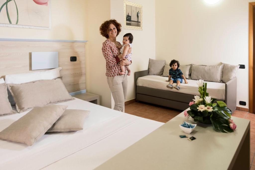Postel nebo postele na pokoji v ubytování Hotel Fly