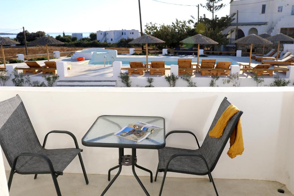 Balkón nebo terasa v ubytování Irida Vacation suites