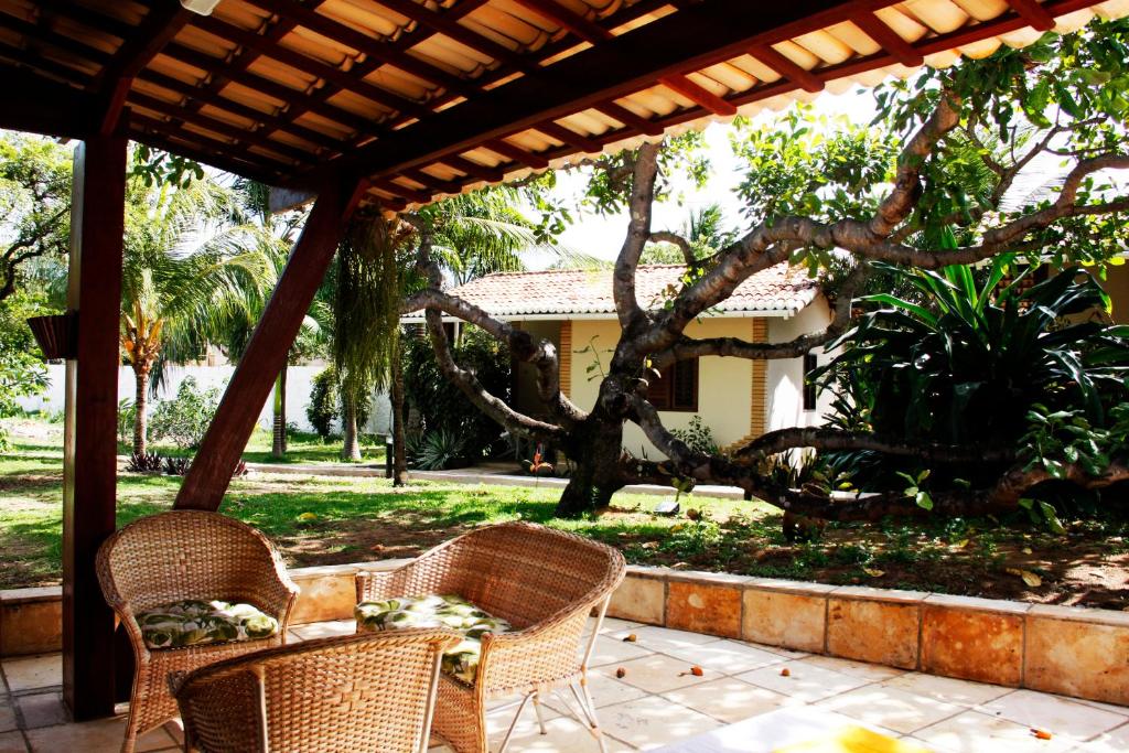 Um jardim em Pousada Sol e Luna