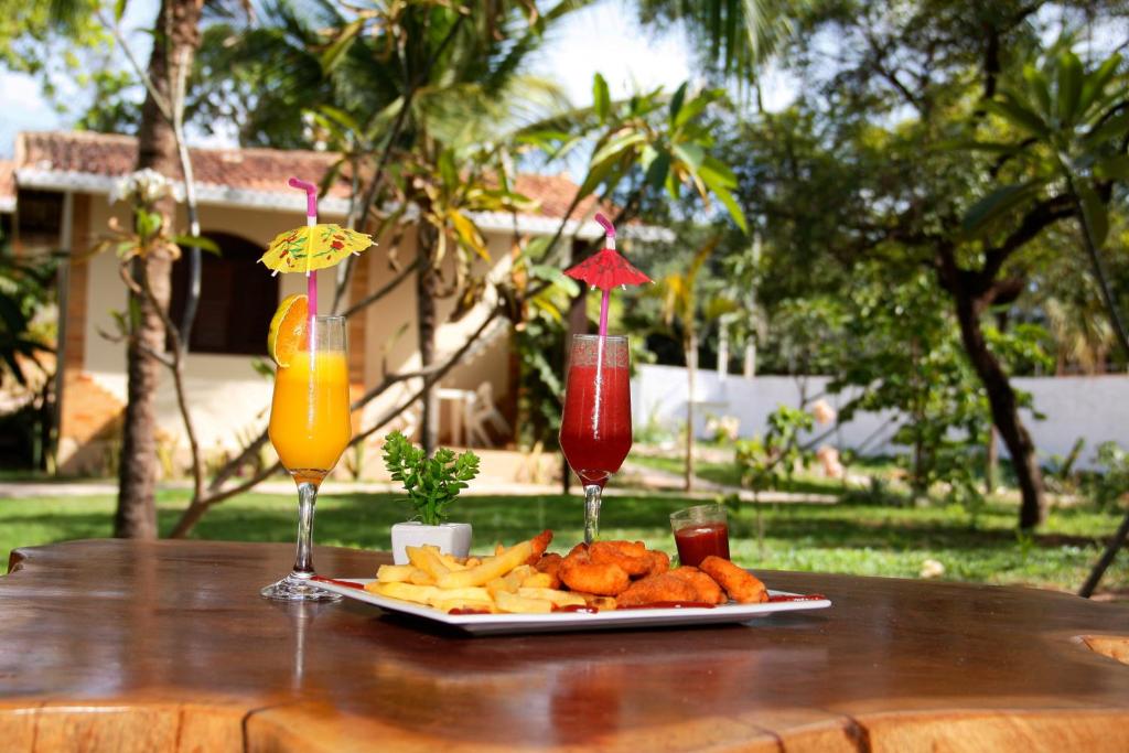 Comida in lodge ou em algum lugar perto