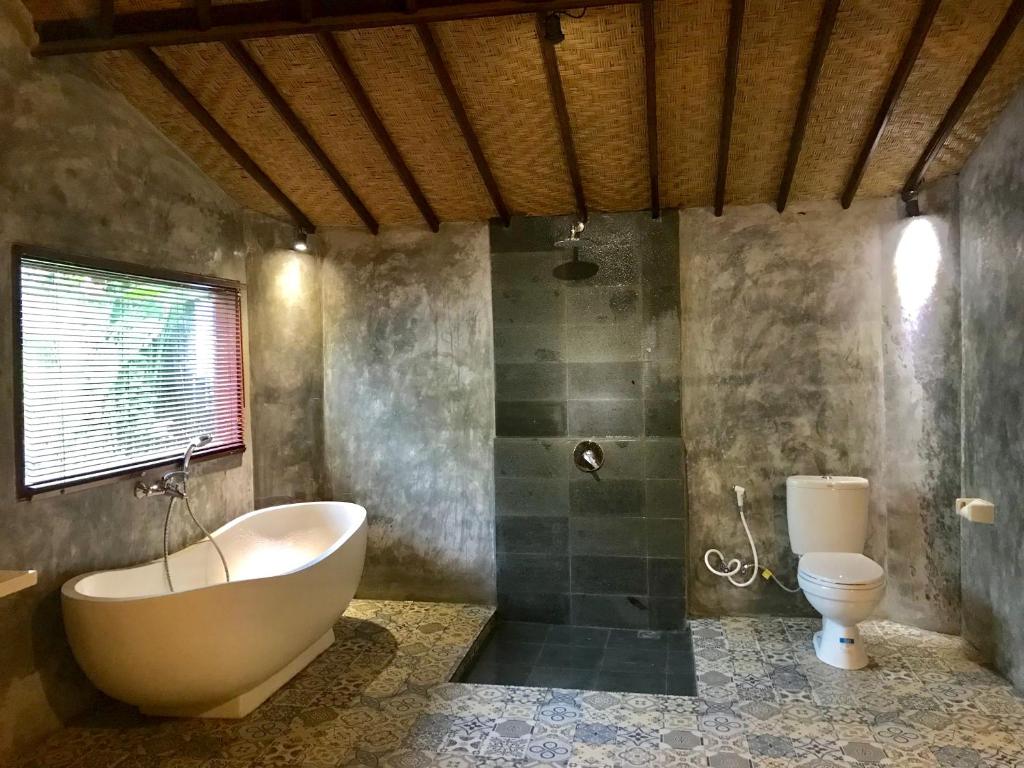 Koupelna v ubytování Kailash Bali