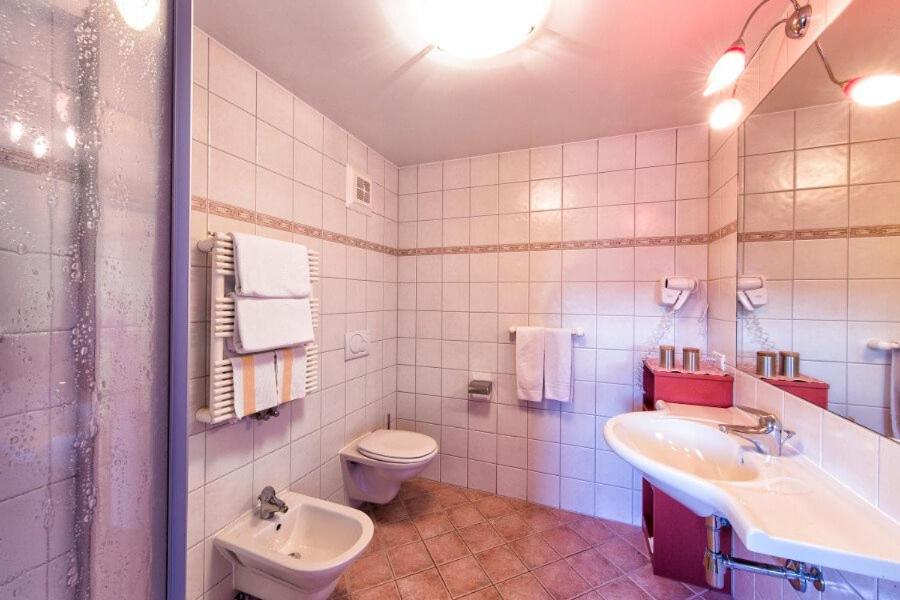 Koupelna v ubytování Solaia Hotel & Guesthouse